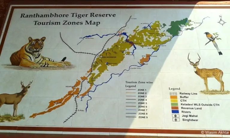 Ranthambore National Park Map