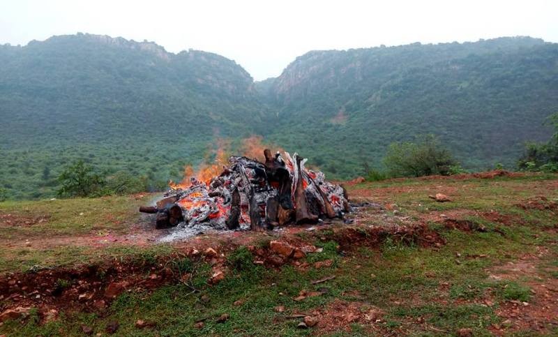 Funeral of Tigress Machhli