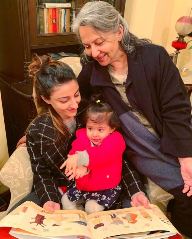Sharmila tegore and Soha ali in Ranthambore