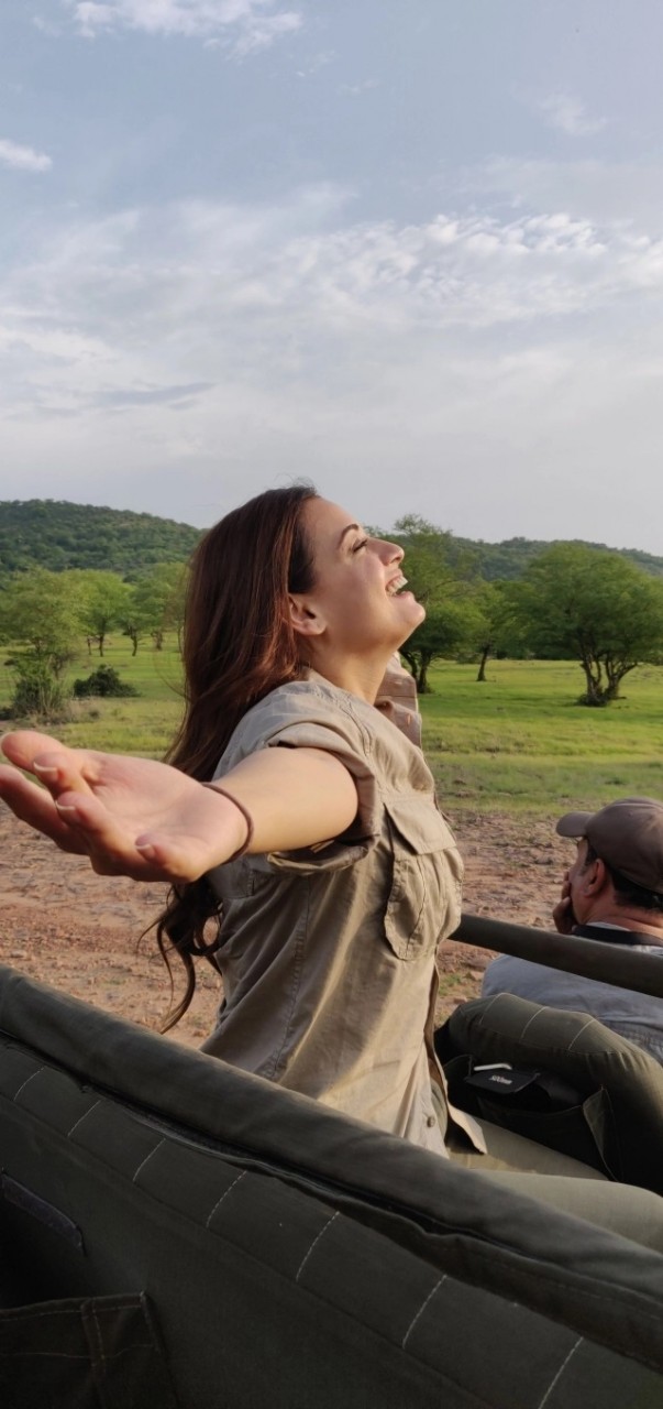 dia mirza in ranthambore